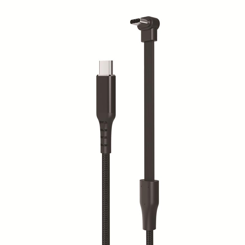 Verilux® 90° Angled TYPE C Cable, PD 60W TYPE C to TYPE C Cable Fast Charging Cable, 480Mbps Data Transfer, 6.6ft Nylon Braid Cable No Tangle Data Cable Charging Cable for Phone 17/16/15, Android