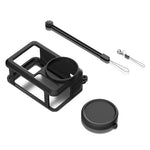 ZORBES® Silicone Protective Case Lens Caps for DJI Action 5Pro Camera Case Scratch Proof and Skin Friendly Designs Soft Housing, Silicone Skin Cover for Action 5Pro with Lannyard & Lobster String Loop
