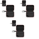 ZORBES® Storage Bag for DJI Osmo Mobile 6 Hard Shell Nylon Portable Carrying Case Phone Stabilizer for Om6 Smartphone Gimbal Accessories Only Case Not Include Product Black 3 PCS