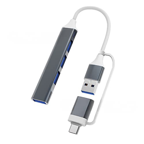 ZORBES® 4 in 1 USB Type C HUB OTG Adapter with 3 USB 2.0 & 1 USB 3.0 USB for MacBook Pro, Air iPad Samsung S10 Surface Pro, XPS, Laptop, PC, Flash Drive