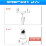 ZORBES® Flexible Baby Monitor Mount Compatible with Infant Optics Baby Monitor DXR-8 and DXR-8 Pro, Baby Camera Holder with Flexible Arm & Adjustable Clip