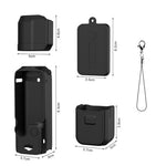 ZORBES® Silicone Protective Case for DJI OSMO Pocket 3, Protective Cover Handheld Gimbal Action Camera Accessories, Full Protection, Camera Lens Cover, Osmo Pocket 3 Accessories Protector