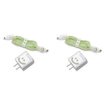 Verilux® Charger Protector Set of 8PCS Cover Cable Coil Sleeve Connector Cartoon Case Compatible with 20W 30W iPhone