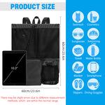 ZORBES® Drawstring Swimming Bag Quick Dry Mesh Beach Bag Backpack Swimming Gear Bag Lightweight Drawstring Bag Multifunctional Outdoor Bag for Riding, Hiking, Swimming, Camping, 30L
