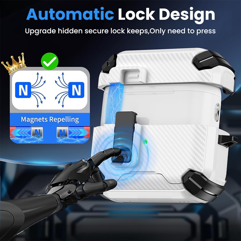 ZORBES® Tactical Case with Safety Lock for AirPods Pro 3