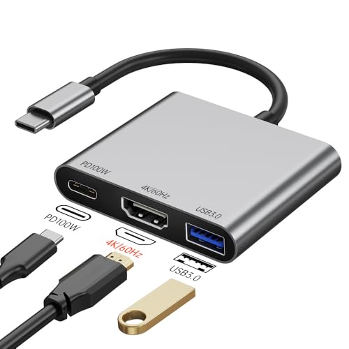 Verilux® USB-C to HDMI Multiport Adapter with HDMI 4K@60Hz Output