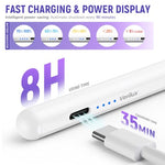 Verilux® Universal Stylus Pen for Issued After 2018 iOS & Android Tablets, Tablet Stylus Pen with 4 Tips, No Bluetooth No Palm Rejection Function- Universal Stylus Pen, with Artist Glove