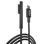Verilux Type C Charging Cable for Microsoft Surface 5.9ft 45W with Magnetic Connector | Nylon Braided