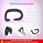 ZORBES® Protective Case for Meta Quest 3, Protective Shell Cover for Oculus Quest 3, VR Accessories for Meta Quest 3 Protective Shell Cover, Lens Cover, Tempered Film, Joystick Caps, No Quest 3