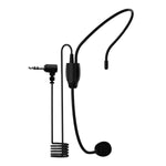 Verilux Headset Microphone for Voice Amplifier with Flexible Gooseneck and Nylon Cable | 3.5mm Plug for Teachers