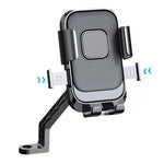 ZORBES® Mobile Holder for Bikes with One Click Locking, 360 ° Rotatable Phone Mount, Mirror Fitting Style, Anti-Shake-Firm Grip, Mobile Holder for Scooty, Activa, Jupiter, Electric Scooters & Bikes