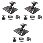 ZORBES® Desktop Projector Holder Stand Adjustable Wall Mount Bracket Carbon Steel Metal Universal Desk for Projectors 3 PCS