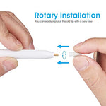 ZORBES® 2Pack Replacement Nib for Apple Pencil 1st Gen with Magnetic Cap Pen Nibs for iPad Pro Not Included 1 Cap 2 Nibs 2PCS