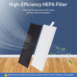 Verilux® 13Pcs Replacement Parts for Ecovacs Deebot Y1 Pro Robot Vacuum Cleaner, Replenishment Kit Replacement Accessories with 4 Mops, 4 Side Brushes, 4 Filters & 1 Cleaning Brush