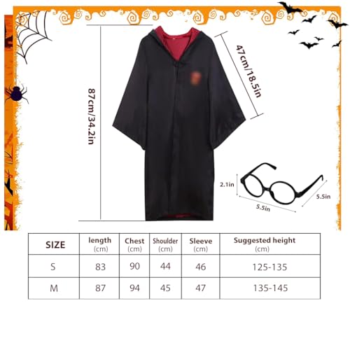 ZORBES® Túnica De Para Harry Potter Disfraz De Cosplay Clásico Niños 135