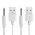 Verilux USB Charging Cable for 2.5mm Jack Beauty Devices featuring Copper Wire Core 80cm | Reliable DC Power Connection