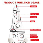 ZORBES® Multifunctional Wire Stripper Crimper Cable Cutter Pliers, Professional Electrical Wire Stripping Tool Multipurpose