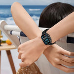 ZORBES® Compatible with Apple Watch Fashion Nylon Wrist Band for 49mm/ 46mm/ 45mm /44mm /42mm, Lightweight Outdoor Sporty Nylon Braided Unisex Black Watch Band, for iWatch 3-10 SE Ultra/Ultra 2