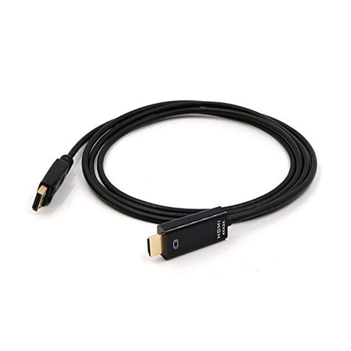 Verilux DisplayPort to HDMI Cable 6ft for Monitor & Projector with Latch Design | Gold-Plated Connectors Supporting 4K@30Hz