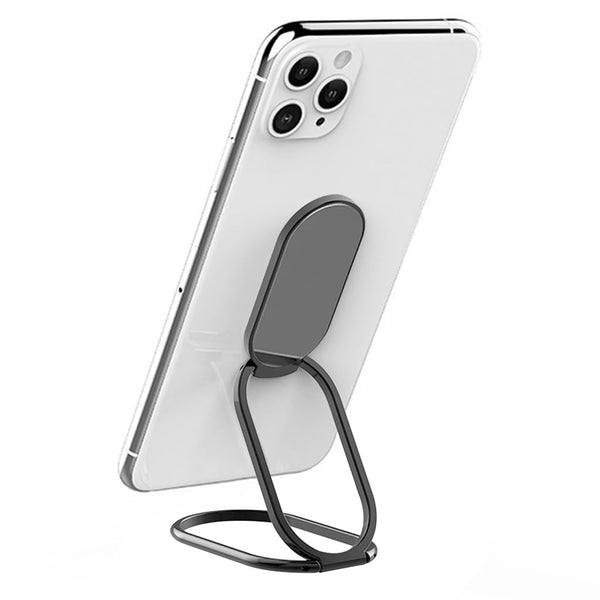 Support Téléphone Bureau Pliable 360° - Porte Smartphone Ajustable Pour IPhone Et Android, 2 Pièces