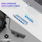 Verilux® 4K HDMI Power Delivery SD/TF Card Reader Multi USB