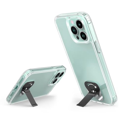 ZORBES® Phone Kickstand, Vertical and Horizontal Phone Stand Holder, Folding Phone Stand Self Adhesive Phone Stand Ultra Slim Metal 90 Degree Rotatable Phone Desk Stand Easy Universal Phone Back Stand