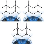 Verilux® 12PCS Side Brushes for I Life Robot Vacuum Cleaner V3s Max A7 A9 A9s A80Plus A10s L100 B5max X787 X800 Replenishment Kit Replacement Accessories Parts Anti-Tangle Cleaning Tools