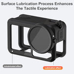 ZORBES® Silicone Protective Case Lens Caps for DJI Action 5Pro Camera Case Scratch Proof and Skin Friendly Designs Soft Housing, Silicone Skin Cover for Action 5Pro with Lannyard & Lobster String Loop