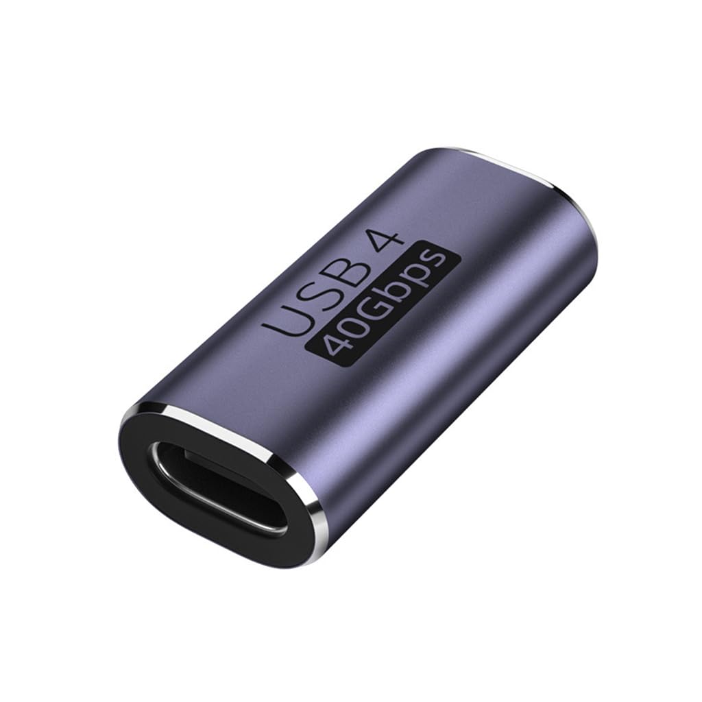 Verilux Type C Female to Female Adapter with 100W PD & 40Gbps Transfer | 8K Video Output