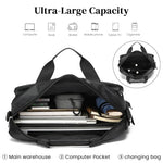 ZORBES® Laptop Bag 14'' Laptop Hand Bag Waterproof Anti-scratch Travel Briefcase Bag, Messenger Bag, Fashion Men Crossbody Shoulder Bag with Removable Shoulder Strap