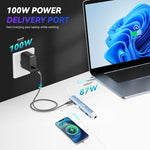 Verilux® 4K HDMI Power Delivery SD/TF Card Reader Multi USB