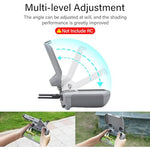 ZORBES® Screen Sun Visor Protection Case For Mini 4 Pro Rc,Anti-Glare Sunshade For Remote Controller With Control Handle Cover Anti-Scratch Screen Protector For Dji Mini 4 Pro Rc,Not Include Rc,Grey