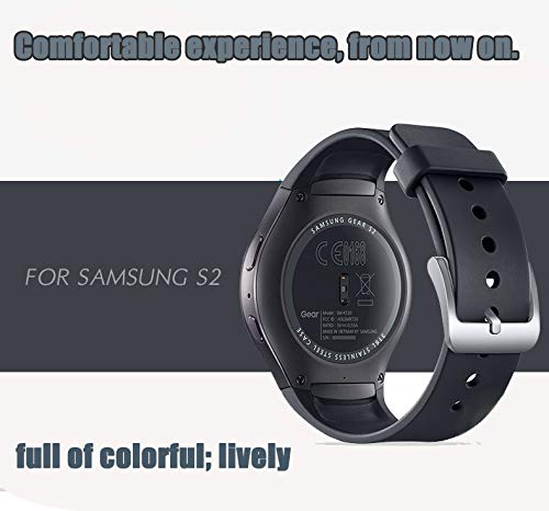 ZORBES® Grey Sport Silicone Strap for Men and Women for Samsung Gear S2 R720/R730 Watch Belts Smart Watch Straps