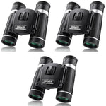 ZORBES® Pocket Binoculars for Adult Kids 200x25 Mini Compact High-Powered Portable for Bird Watching Travel Stargazing Outdoor Activities 3PCS