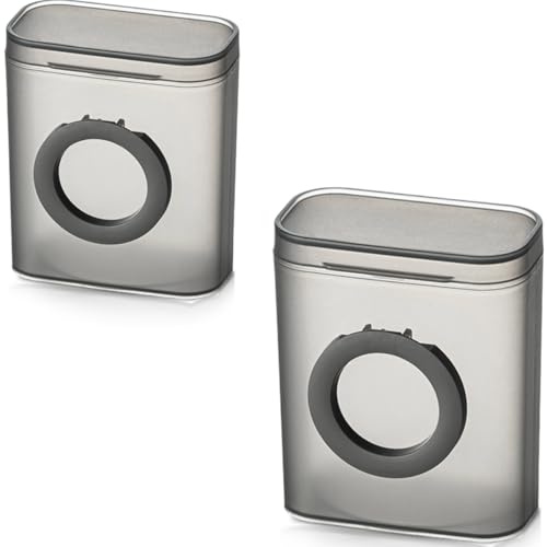 Verilux® 2PCS Cable Organizer, Charging Cable Storage Box Travel Organizer, Portable Charging Cable Travel Case with Lid for USB Cable, Earphone, Earbuds, Charger, Travel Accessories, 7.8x4.9x9.3cm