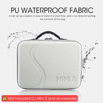 ZORBES® Carrying Case for DJI Mini 2 4K Portable Compact Storage Bag Hard Case with Strap Travel Compatible with MINI 4K 2 SE Fly More Combo Accessories Only 3 PCS