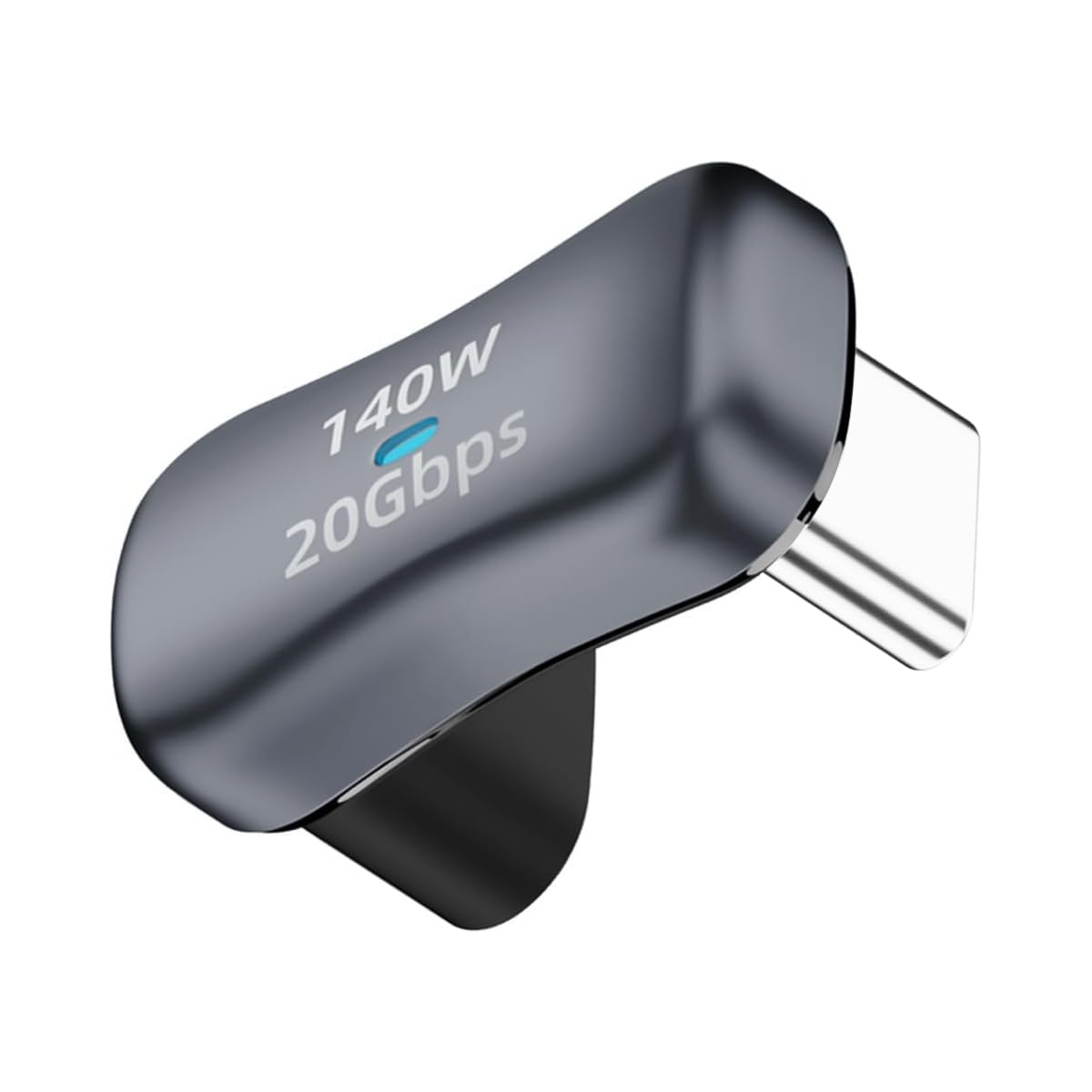 Verilux USB C Adapter for 4K@60Hz Display and 20Gbps Data | Zinc Alloy 140W PD Connector