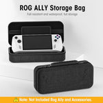 ZORBES® Carrying Case for Rog Ally & Accessories Portable Handbag EVA Organizer with Handle Waterproof Protective Storage Bag Travel Console 2 PCS