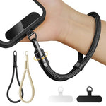 ZORBES® 2 Pack Phone Lanyards for Phone Case, Fashion Nylon Woven Phone Case Wristlets with 2 Self-Adhesive Inserts Phone Sling, Adjustable Sliding Cord Lock, 360 °Swivel Anti-Lost Phone Wristlets