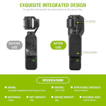 ZORBES® Protective Cover for DJI OSMO Pocket 3, Anti-Scratch Lens Cover Snap-On One Piece Protective Hood Cover for DJI OSMO Pocket 3