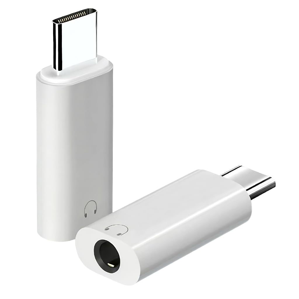 Verilux Type C to 3.5mm Headphone Jack Adapter with Hi Fi DAC for iPhone 16 and Galaxy S25