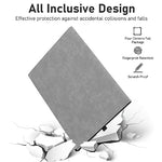 ZORBES® Laptop Case for Surface Pro 9 10 11 13 inch Anti-Scratch Protective Solid Color TPU with Pen Holder Not Include Keyboard Stylus Grey 2 PCS