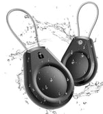 ZORBES® Compatible with AirTag, Waterproof AirTag Holder Protective Sleeve with Metal Cable Loop Lock, Travel AirTag Holder for Bag, Trolley Luggage, Backpack, Keyrings