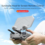 ZORBES® Screen Sun Visor Protection Case For Mini 4 Pro Rc,Anti-Glare Sunshade For Remote Controller With Control Handle Cover Anti-Scratch Screen Protector For Dji Mini 4 Pro Rc,Not Include Rc,Grey