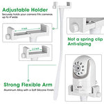 ZORBES® Baby Monitor Stand Camera Flexible Fits Infant Optics DXR 8 DXR-8 Pro Other Monitors can be Fixed to Crib Frame or Furniture Stand only 2PCS