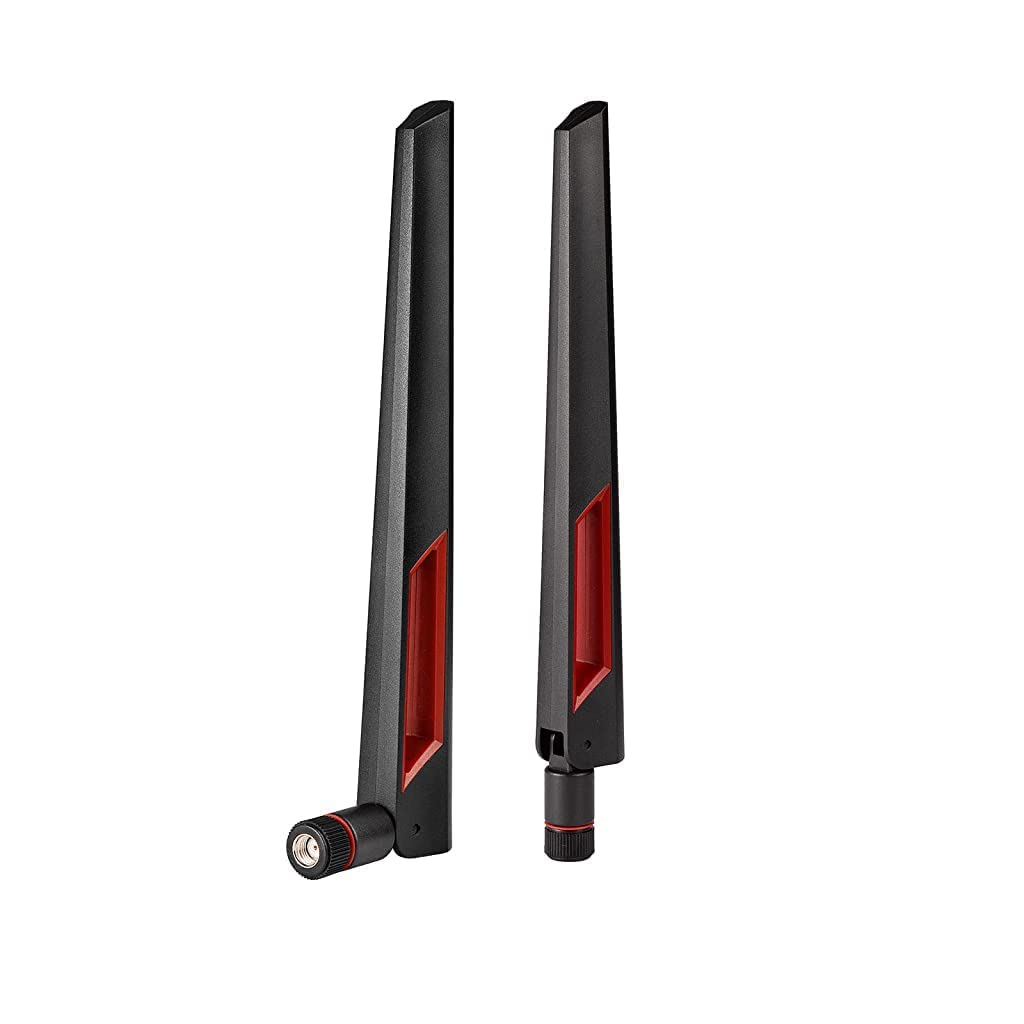 Verilux WiFi Antenna for Router and PCI-E Card with RP-SMA Connector featuring Dual Band 2.4GHz 5.8GHz | Stable Signal for Wireless Devices