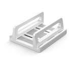 ZORBES® Desk Laptop Stand 3-16'' Mobile Device Organizer Rack Adjustable Spacing Phone/Tablet/Laptop StandAnti Slip Base Design Rugged ABS Desk Mobile Device Organzier for Home, Kitchen, Office