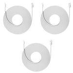Verilux® 16.4Ft Micro USB Extension Cable A to Charging for Security Camera Compatible with Wyze Cam Pan Xiaomi Home EZVIZ Enabled Devices 3 PCS