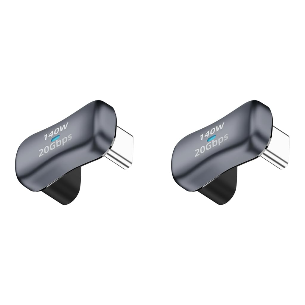 Verilux USB C Adapter for Phone MacBook and Steam Deck featuring 140W PD Fast Charging | 2PCS