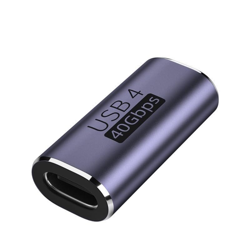 Verilux® USB C Coupler, Type C Female to Female Adapter Support 8K @60hz and 100W PD Fast Charging, Type C Data Transfer Adapter for Thunderbolt, MacBook Pro/Air, and More Type C Devices